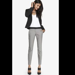 Express Columnist Pant Size 2R - see all pics - darker grey than stock photo